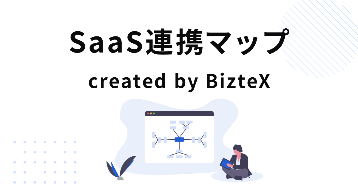 Saas連携マップ Created By Biztex